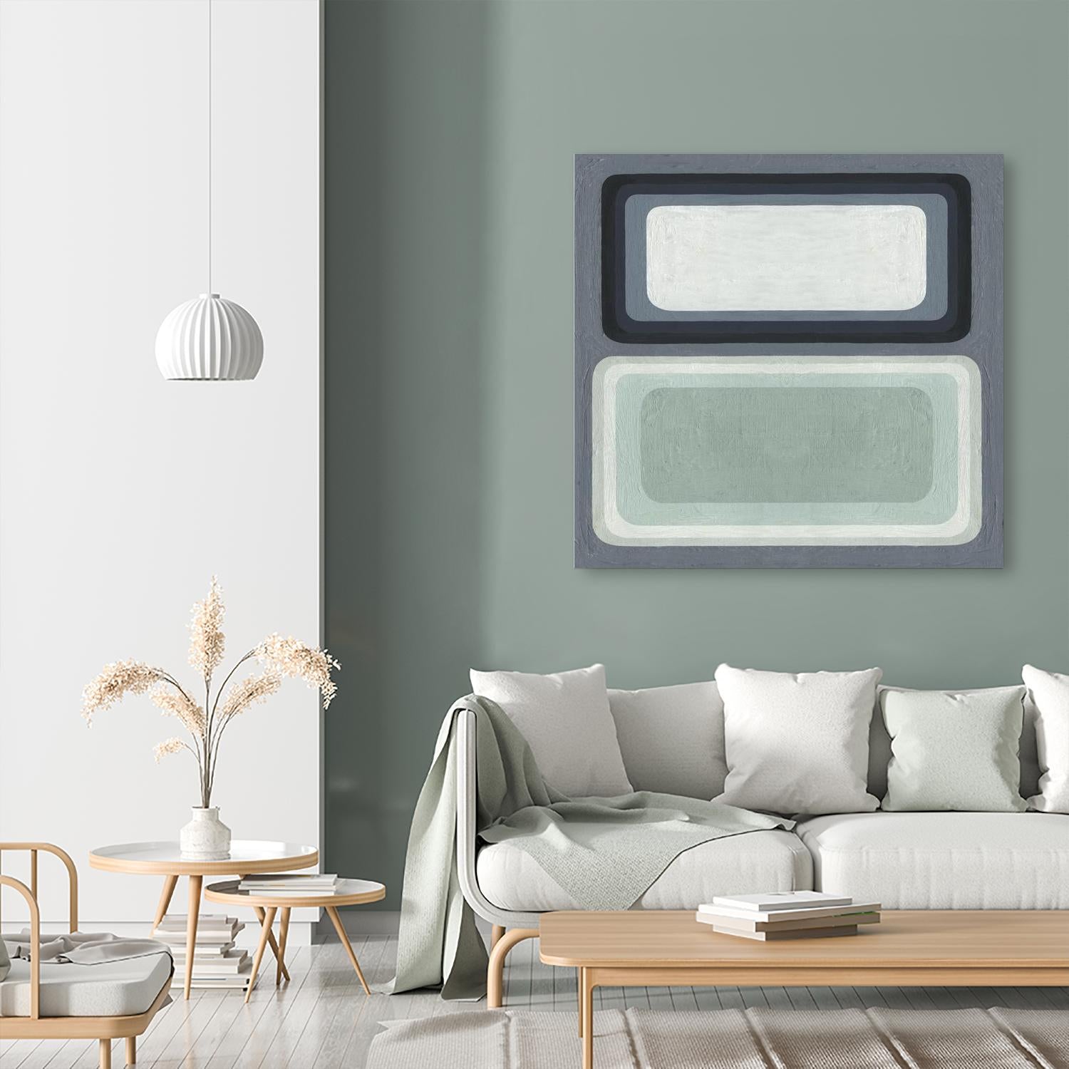 Maritime Color Field I by Emma Scarvey on GIANT ART - green abstract