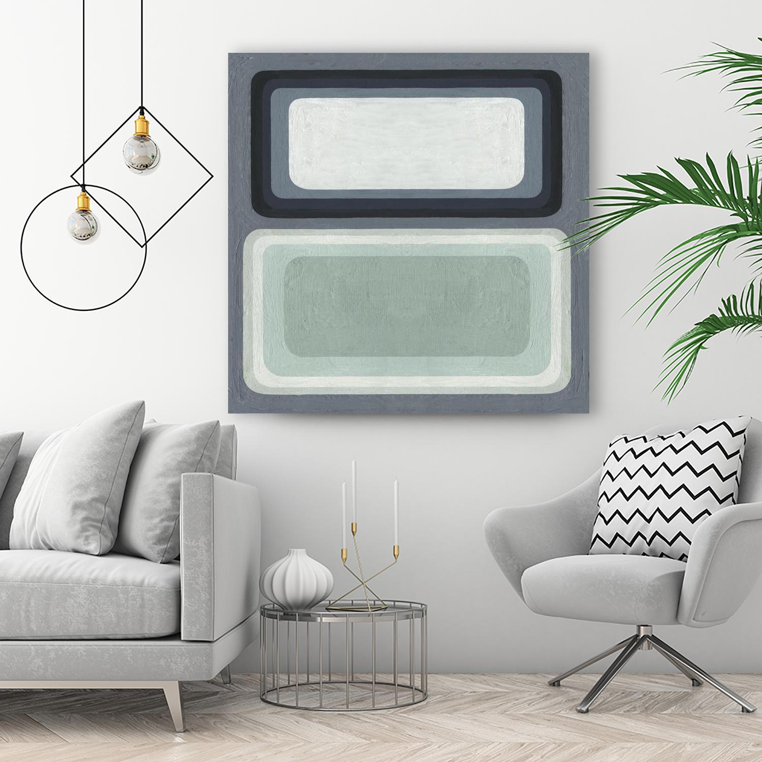 Maritime Color Field I by Emma Scarvey on GIANT ART - green abstract