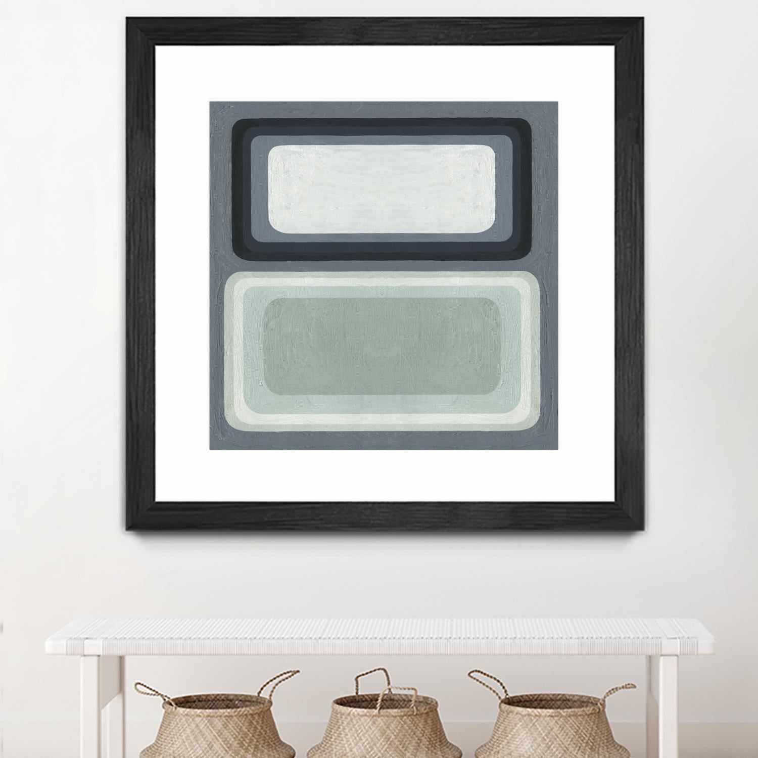 Maritime Color Field I by Emma Scarvey on GIANT ART - green abstract