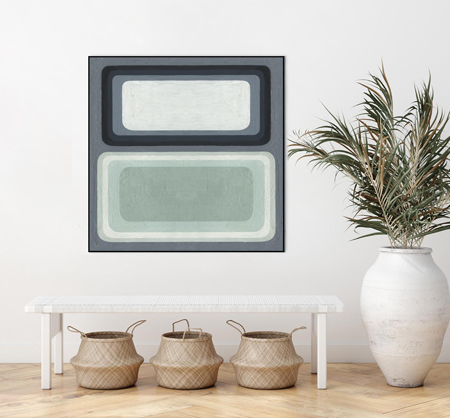Maritime Color Field I by Emma Scarvey on GIANT ART - green abstract