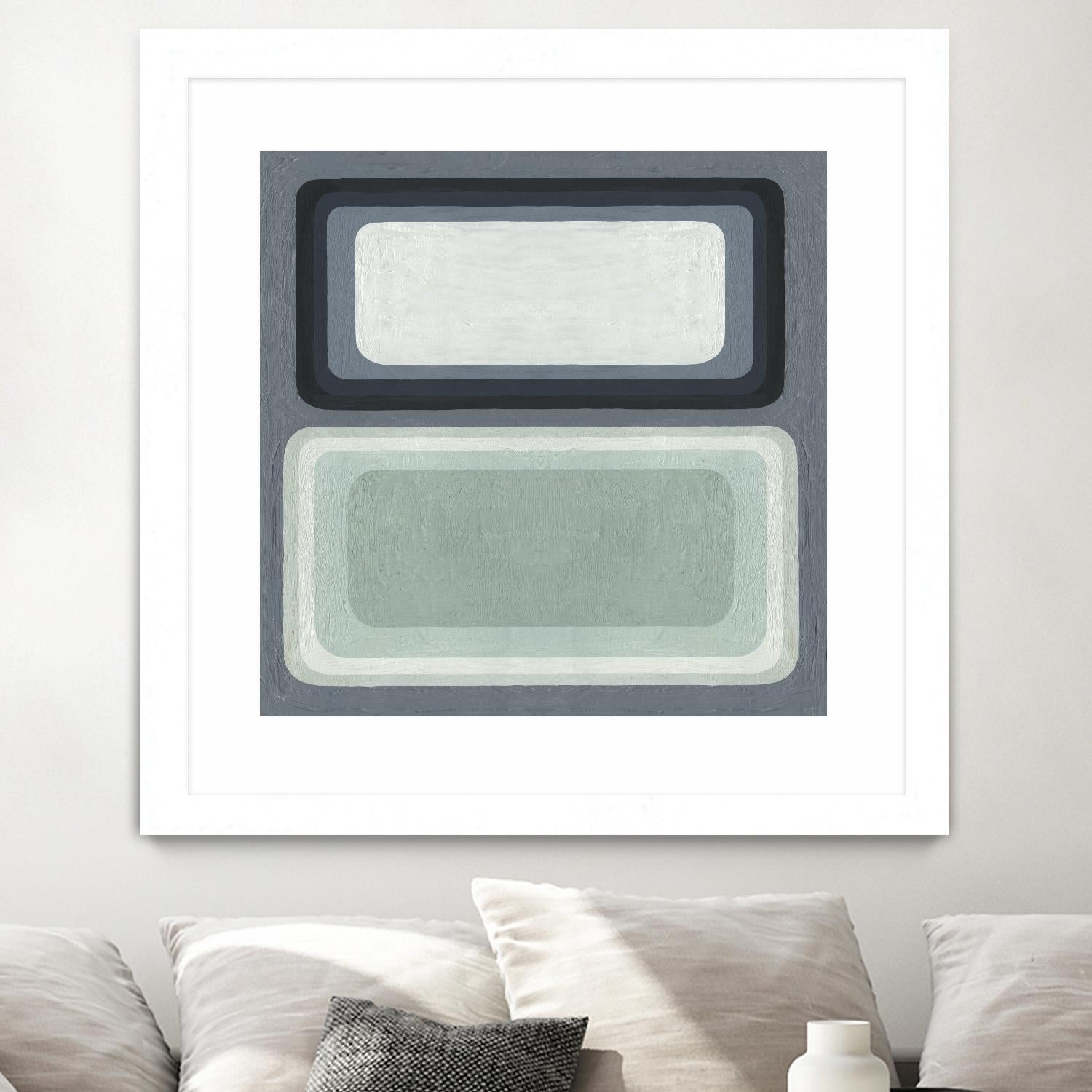 Maritime Color Field I by Emma Scarvey on GIANT ART - green abstract