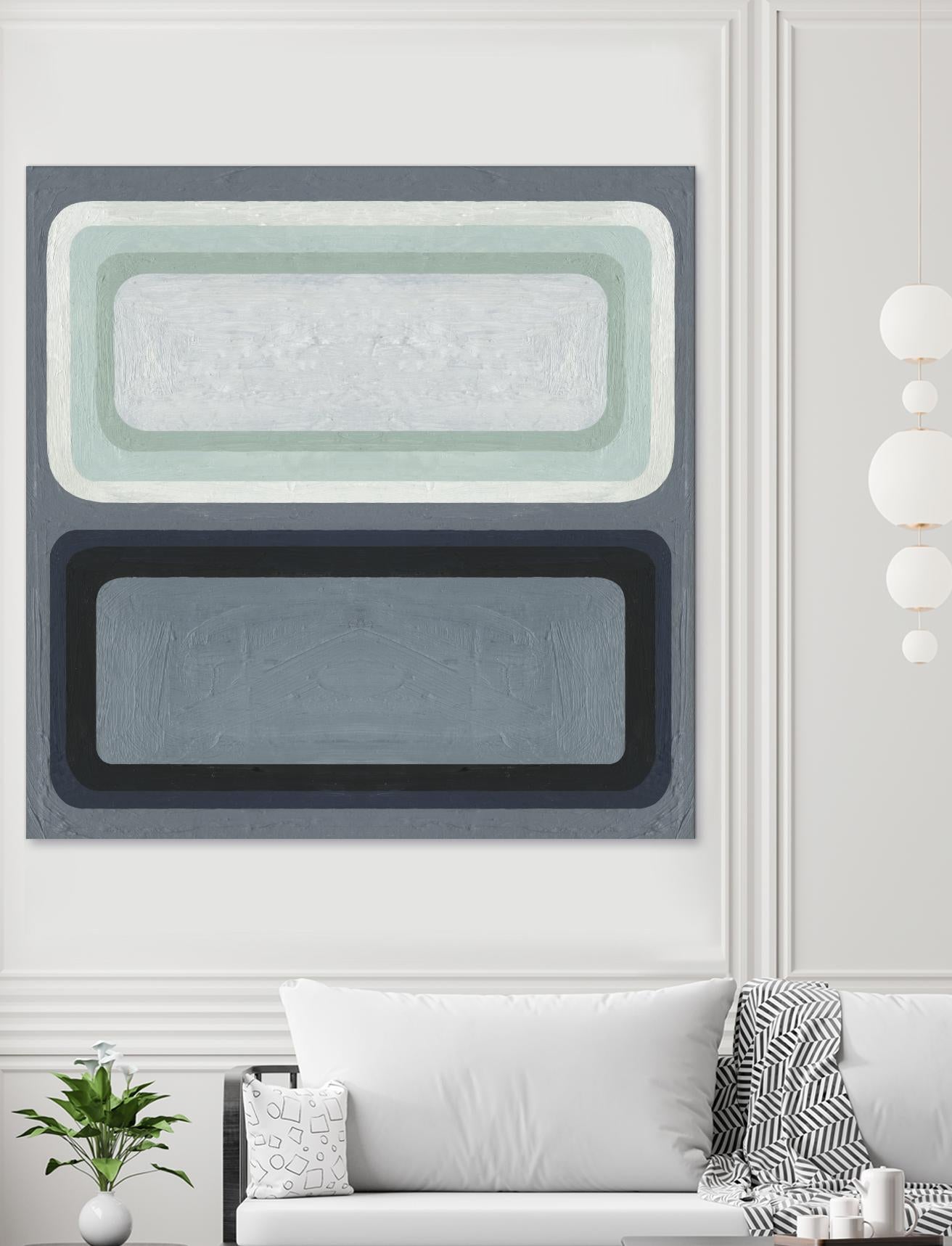 Maritime Color Field II by Emma Scarvey on GIANT ART - green abstract