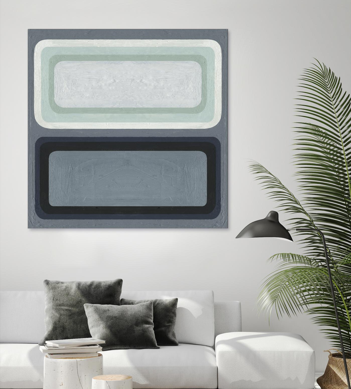 Maritime Color Field II by Emma Scarvey on GIANT ART - green abstract