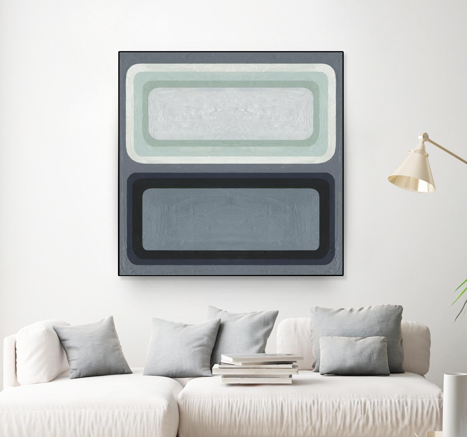 Maritime Color Field II by Emma Scarvey on GIANT ART - green abstract
