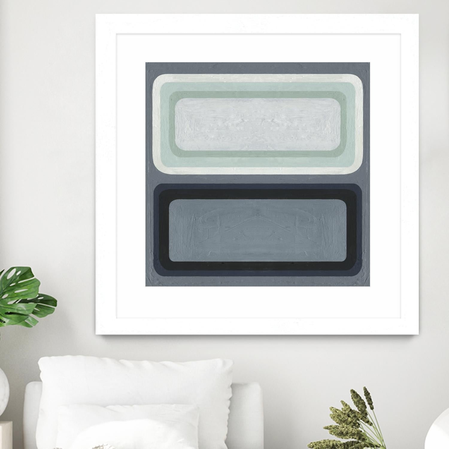 Maritime Color Field II by Emma Scarvey on GIANT ART - green abstract