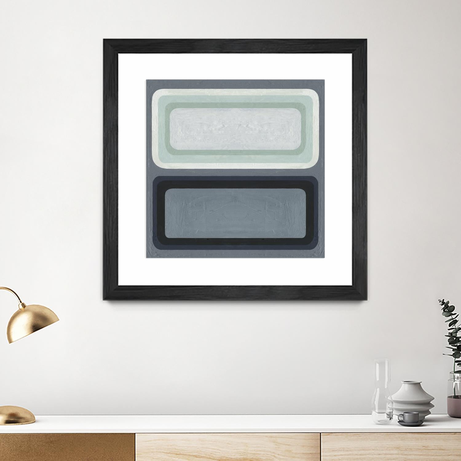 Maritime Color Field II by Emma Scarvey on GIANT ART - green abstract