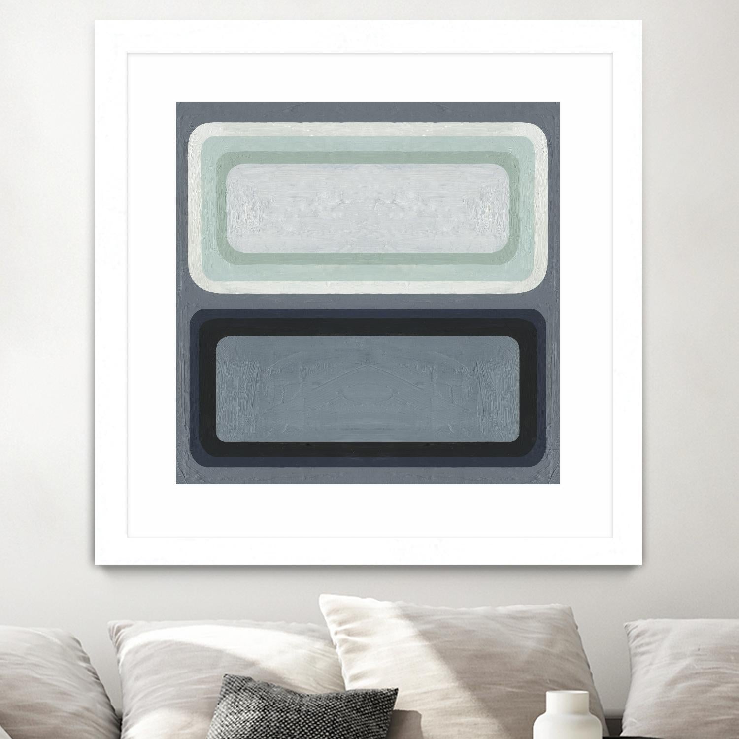 Maritime Color Field II by Emma Scarvey on GIANT ART - green abstract