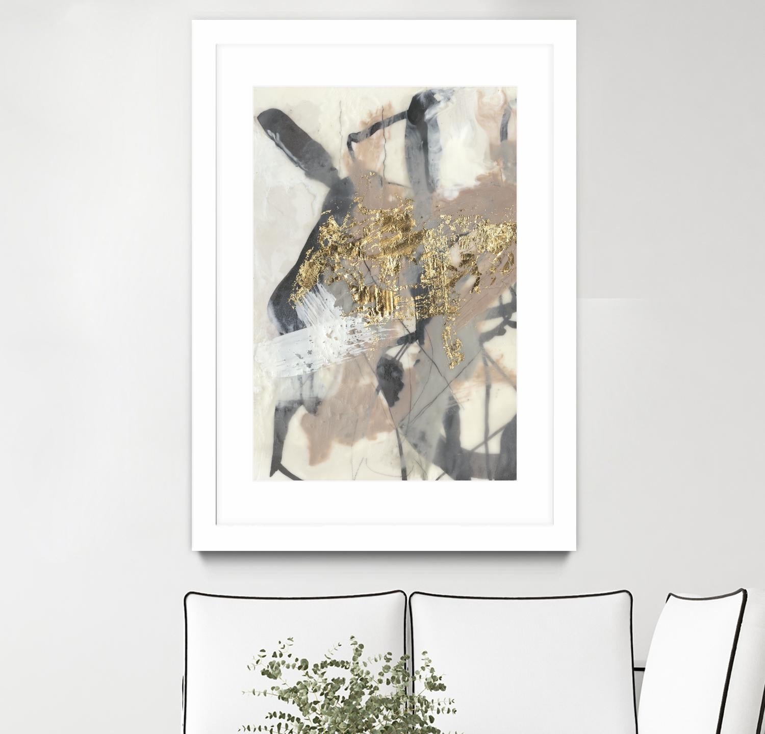 Golden Blush I by Jennifer Goldberger on GIANT ART - abstract