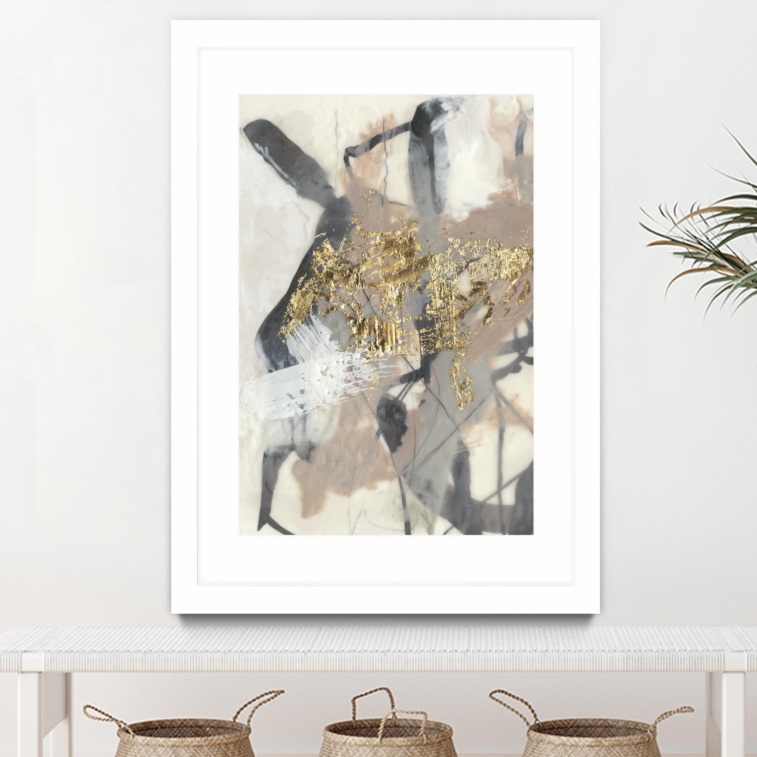 Golden Blush I by Jennifer Goldberger on GIANT ART - abstract