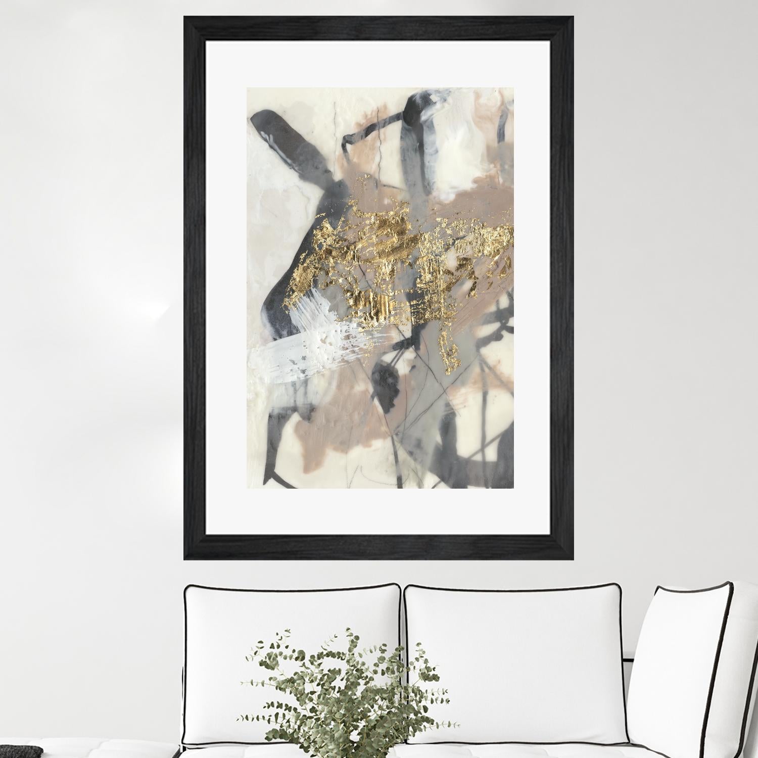 Golden Blush I by Jennifer Goldberger on GIANT ART - abstract