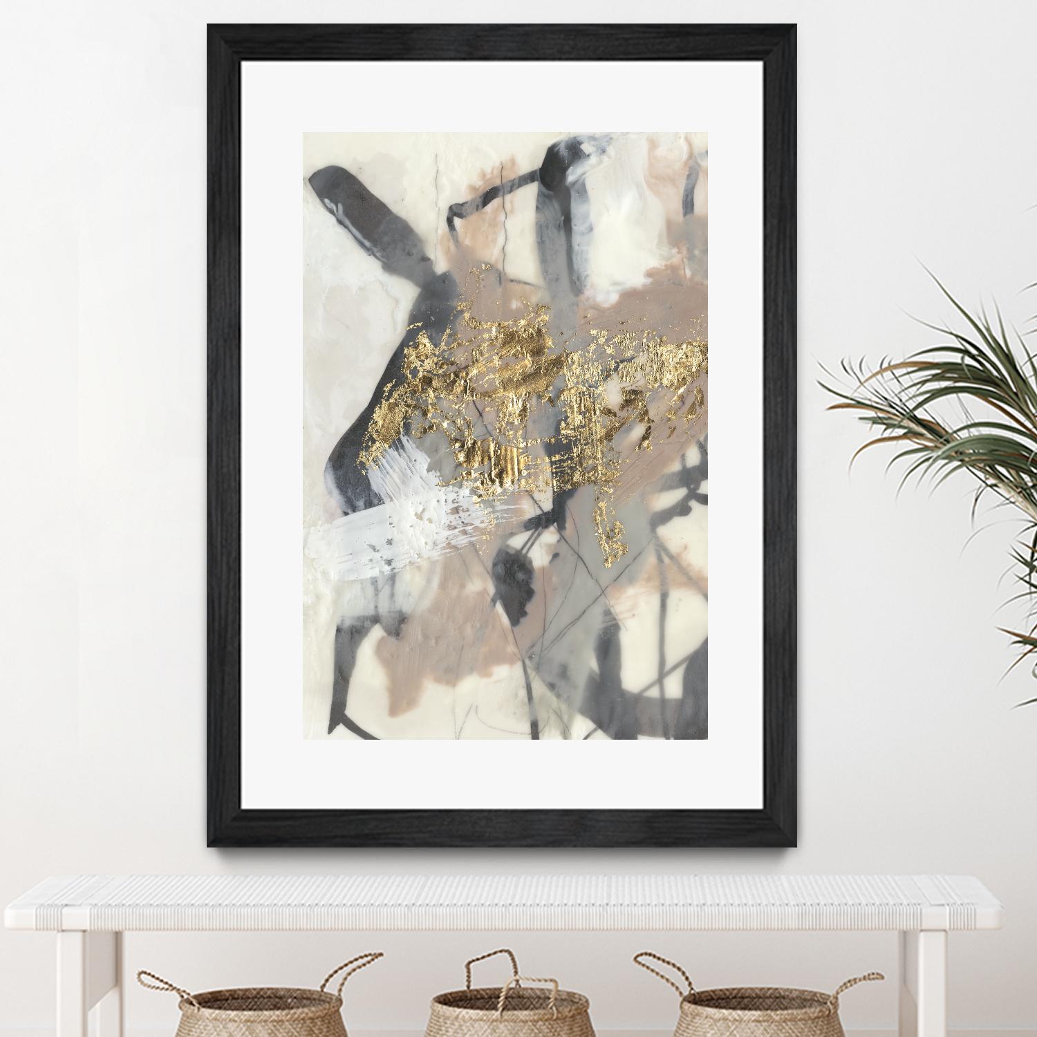 Golden Blush I by Jennifer Goldberger on GIANT ART - abstract