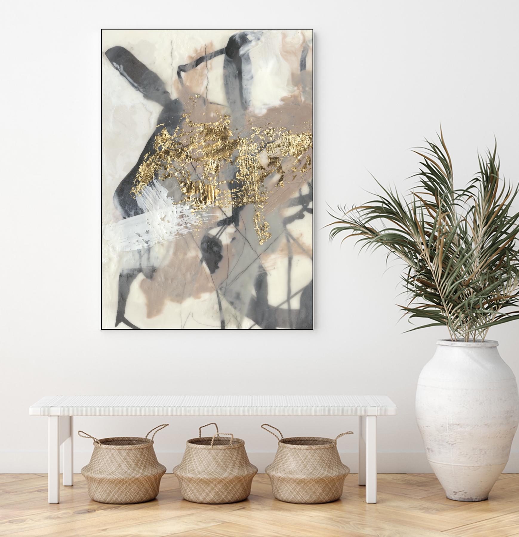 Golden Blush I by Jennifer Goldberger on GIANT ART - abstract