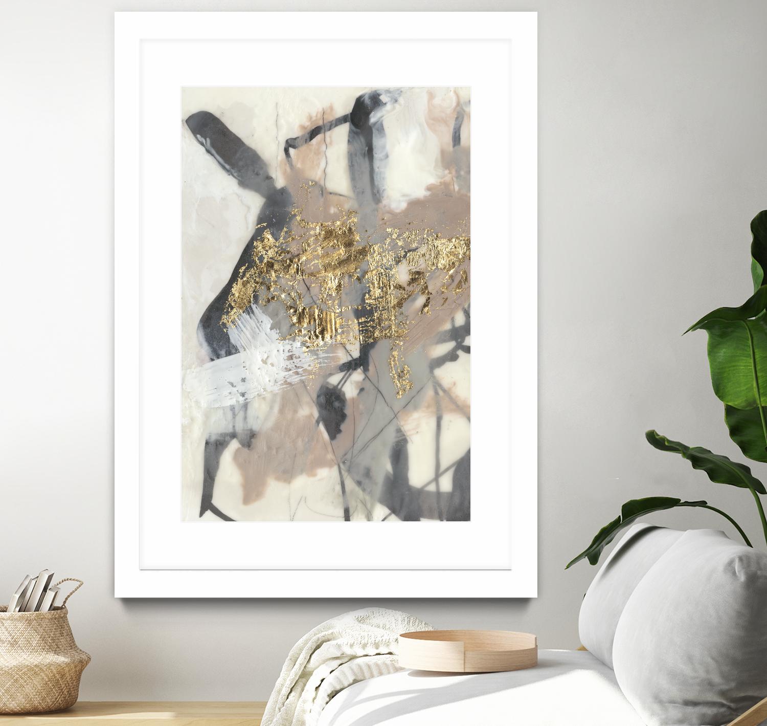 Golden Blush I by Jennifer Goldberger on GIANT ART - abstract
