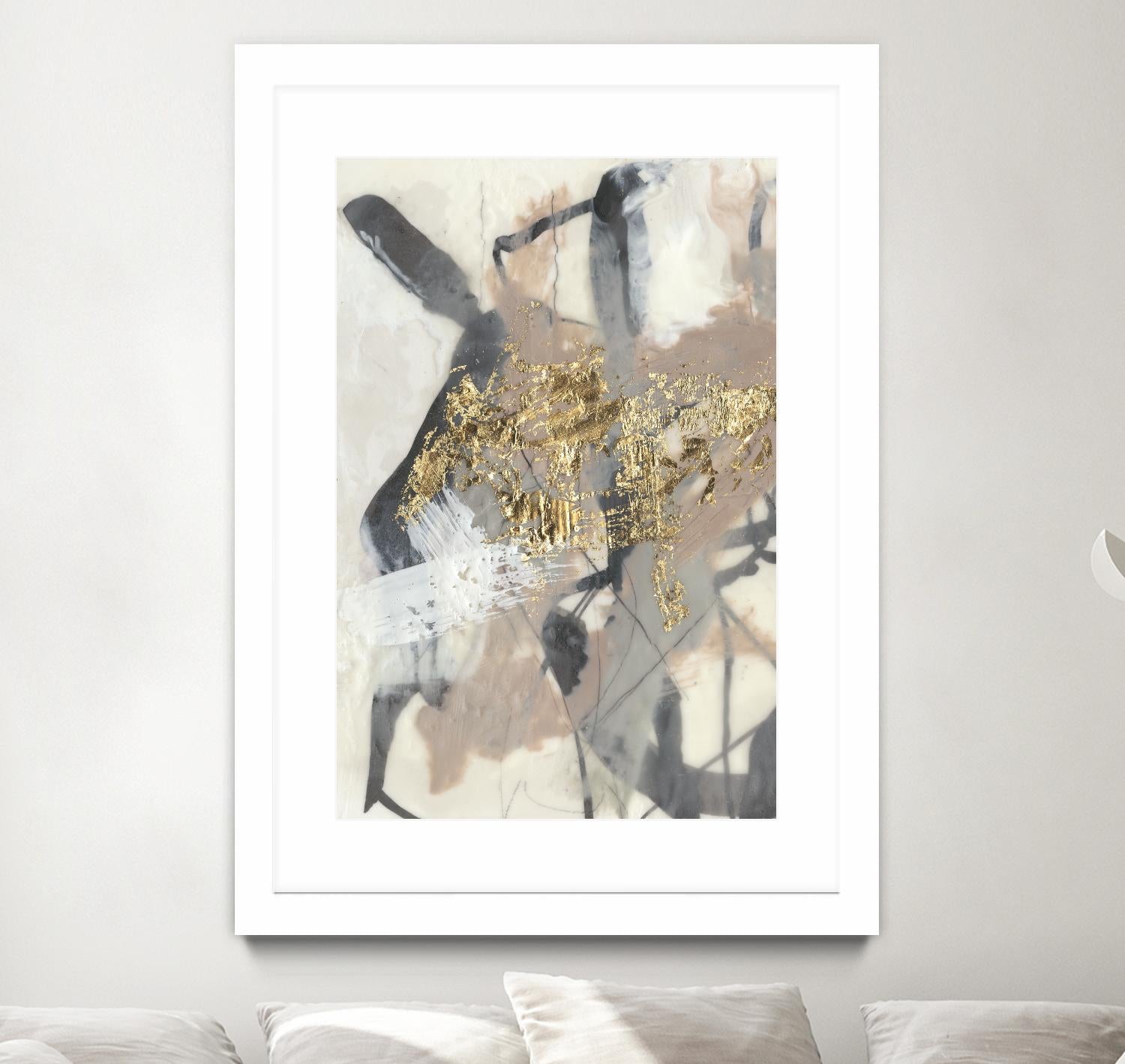 Golden Blush I by Jennifer Goldberger on GIANT ART - abstract