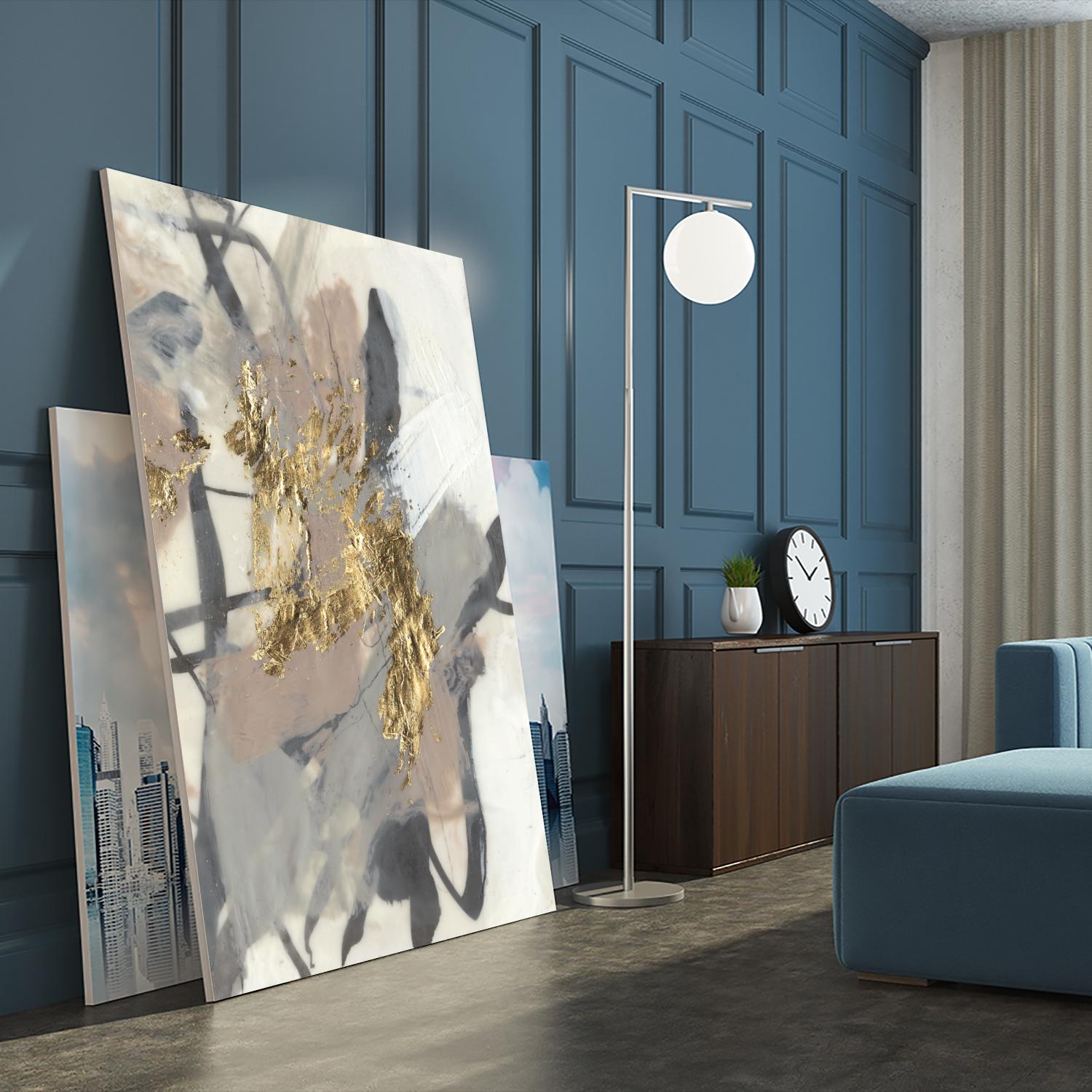 Golden Blush II by Jennifer Goldberger on GIANT ART - abstract