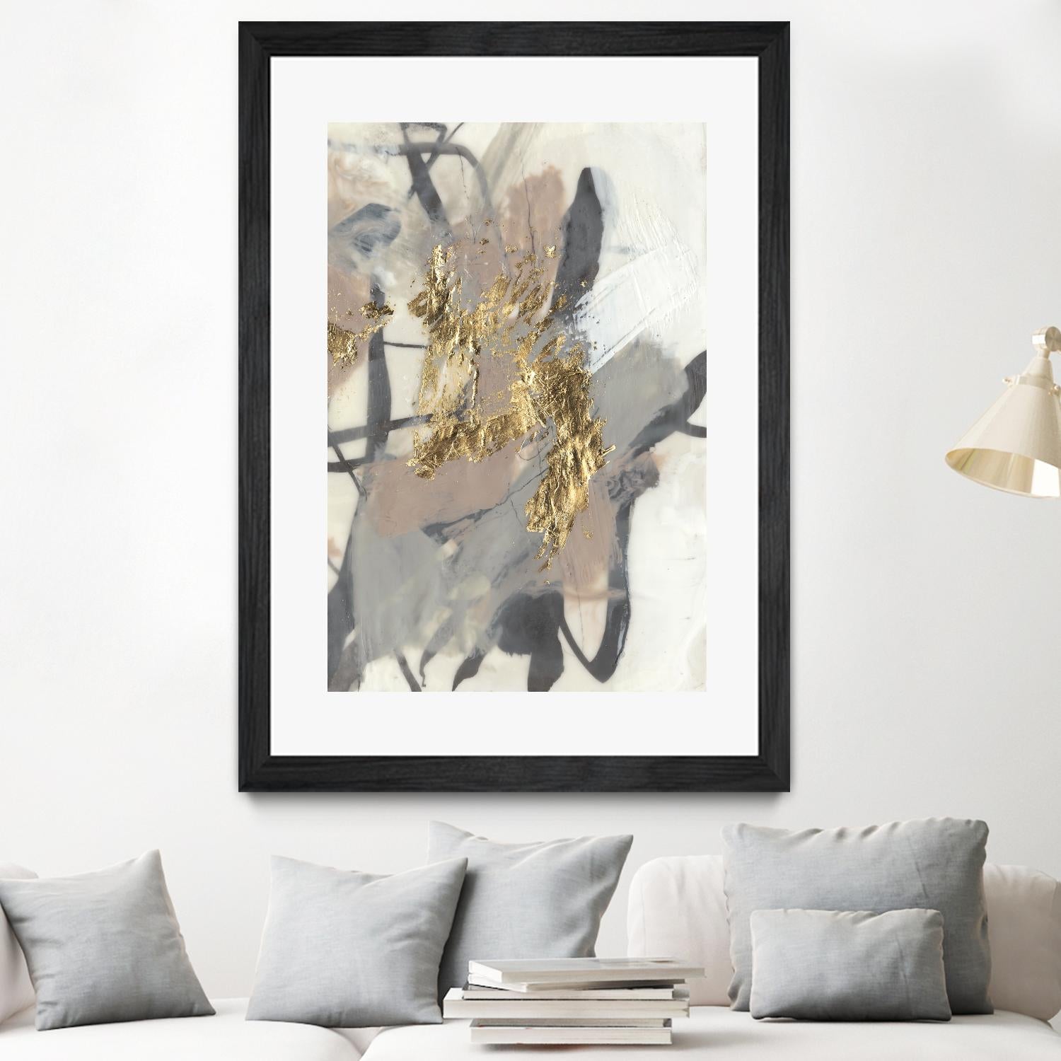 Golden Blush II by Jennifer Goldberger on GIANT ART - abstract