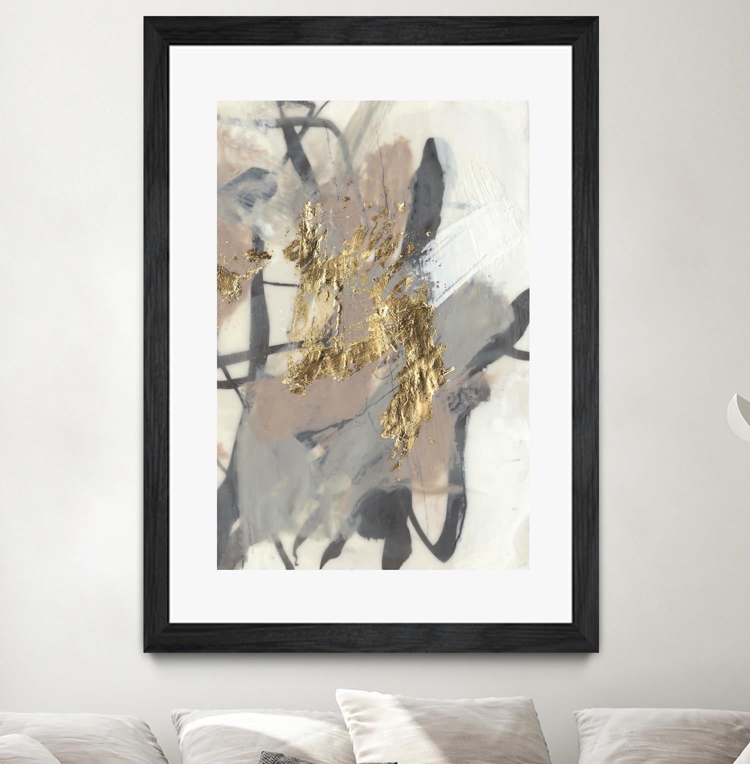 Golden Blush II by Jennifer Goldberger on GIANT ART - abstract