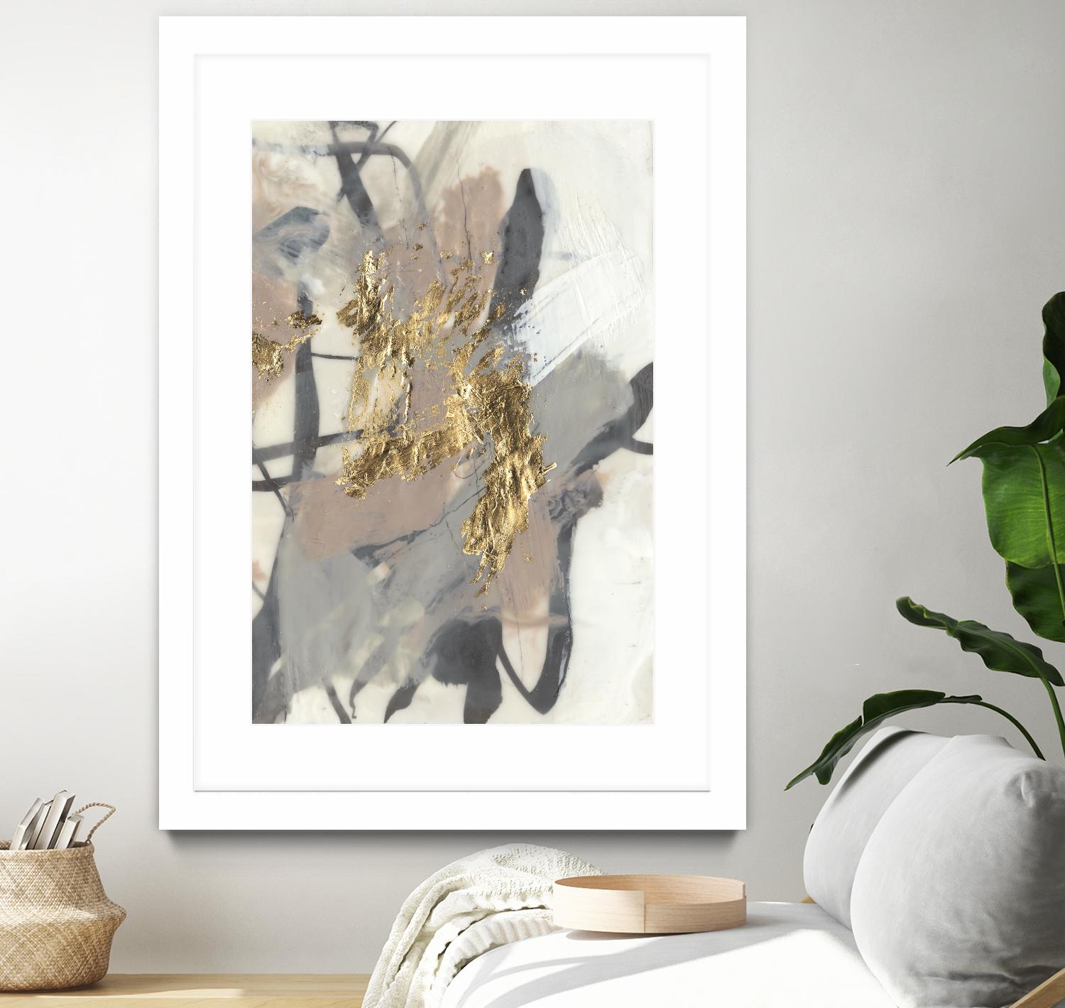 Golden Blush II by Jennifer Goldberger on GIANT ART - abstract