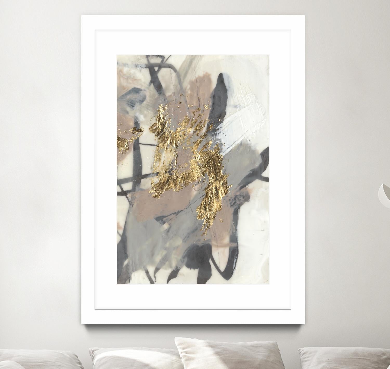 Golden Blush II by Jennifer Goldberger on GIANT ART - abstract