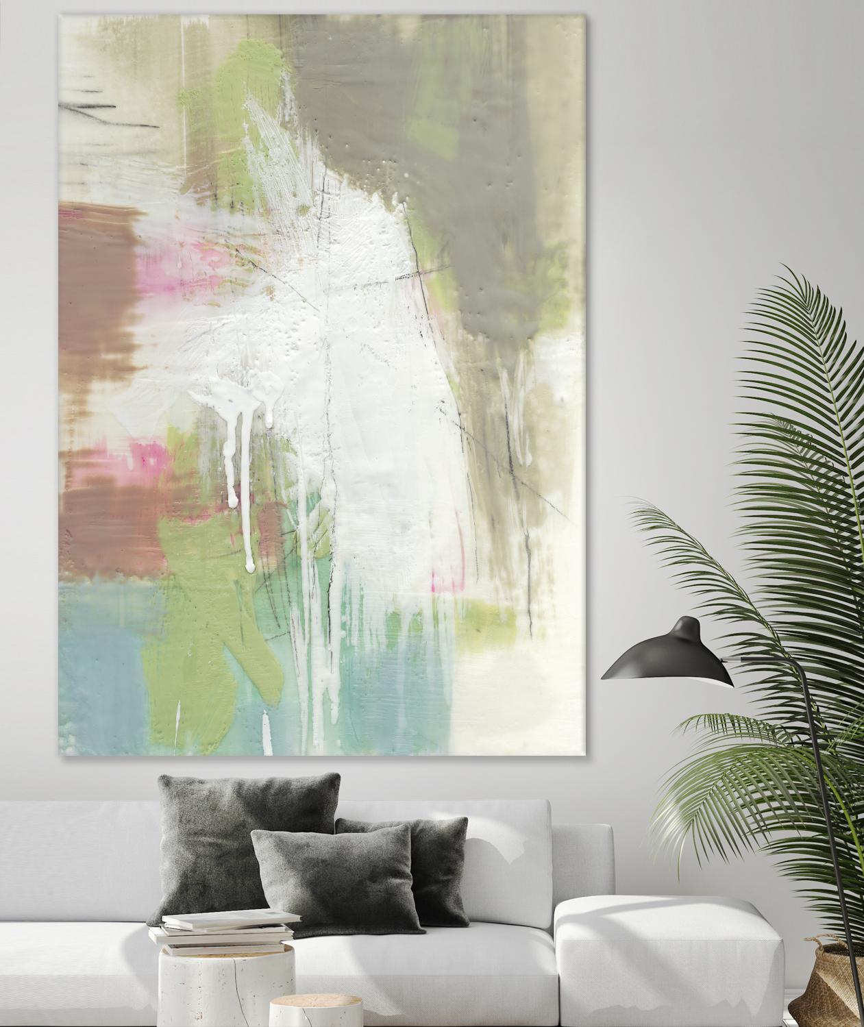 Retro Splash I by Jennifer Goldberger on GIANT ART - abstract