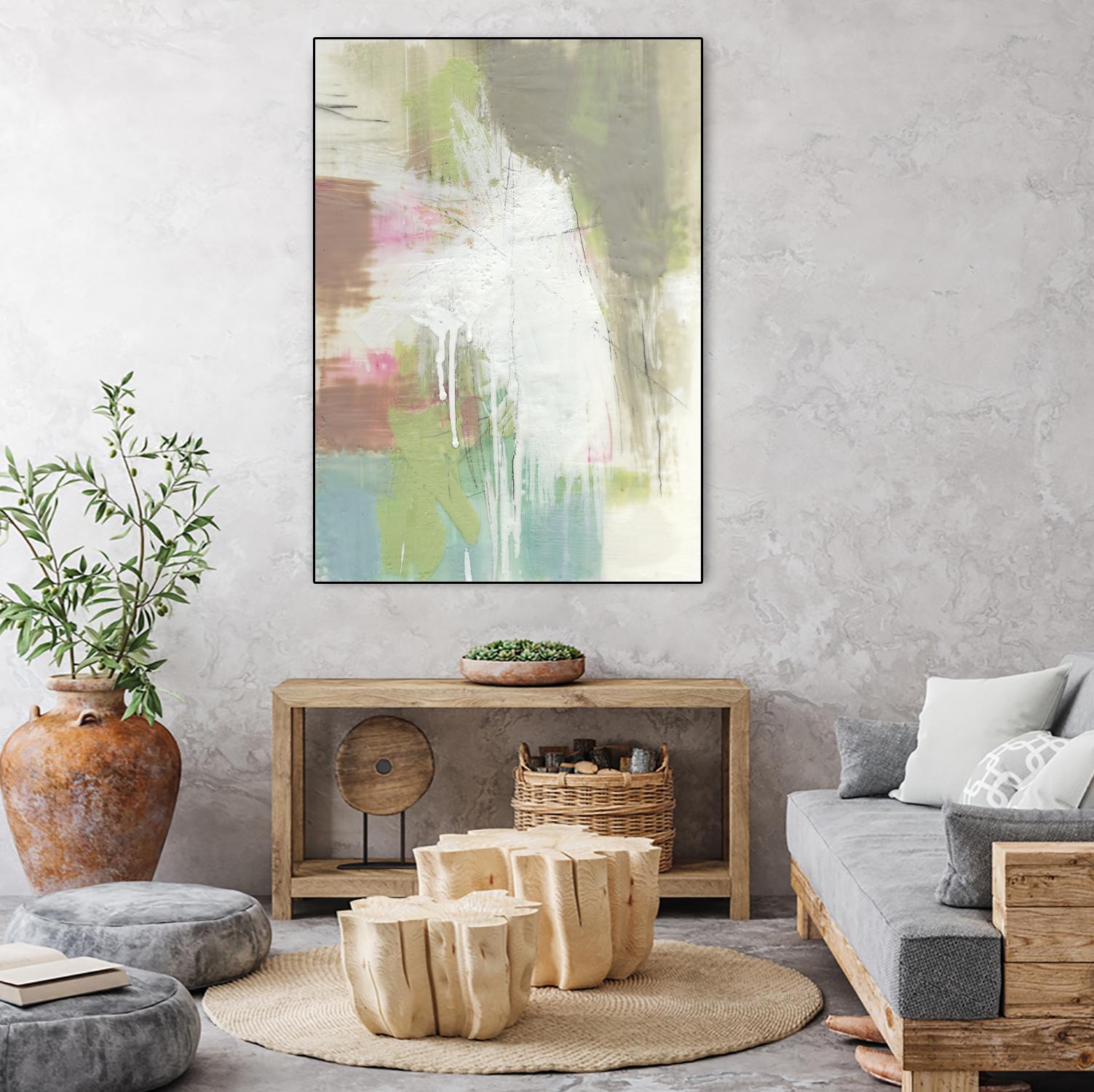 Retro Splash I by Jennifer Goldberger on GIANT ART - abstract