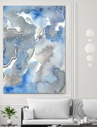 Subtle Blues II by Regina Moore on GIANT ART - blue abstract