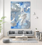 Subtle Blues II by Regina Moore on GIANT ART - blue abstract