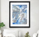 Subtle Blues II by Regina Moore on GIANT ART - blue abstract