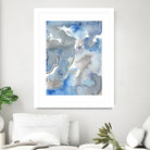 Subtle Blues II by Regina Moore on GIANT ART - blue abstract