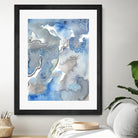 Subtle Blues II by Regina Moore on GIANT ART - blue abstract