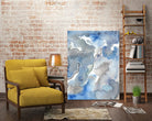 Subtle Blues II by Regina Moore on GIANT ART - blue abstract