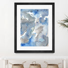 Subtle Blues II by Regina Moore on GIANT ART - blue abstract