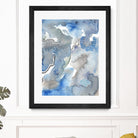 Subtle Blues II by Regina Moore on GIANT ART - blue abstract