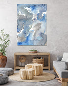 Subtle Blues II by Regina Moore on GIANT ART - blue abstract