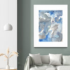 Subtle Blues II by Regina Moore on GIANT ART - blue abstract