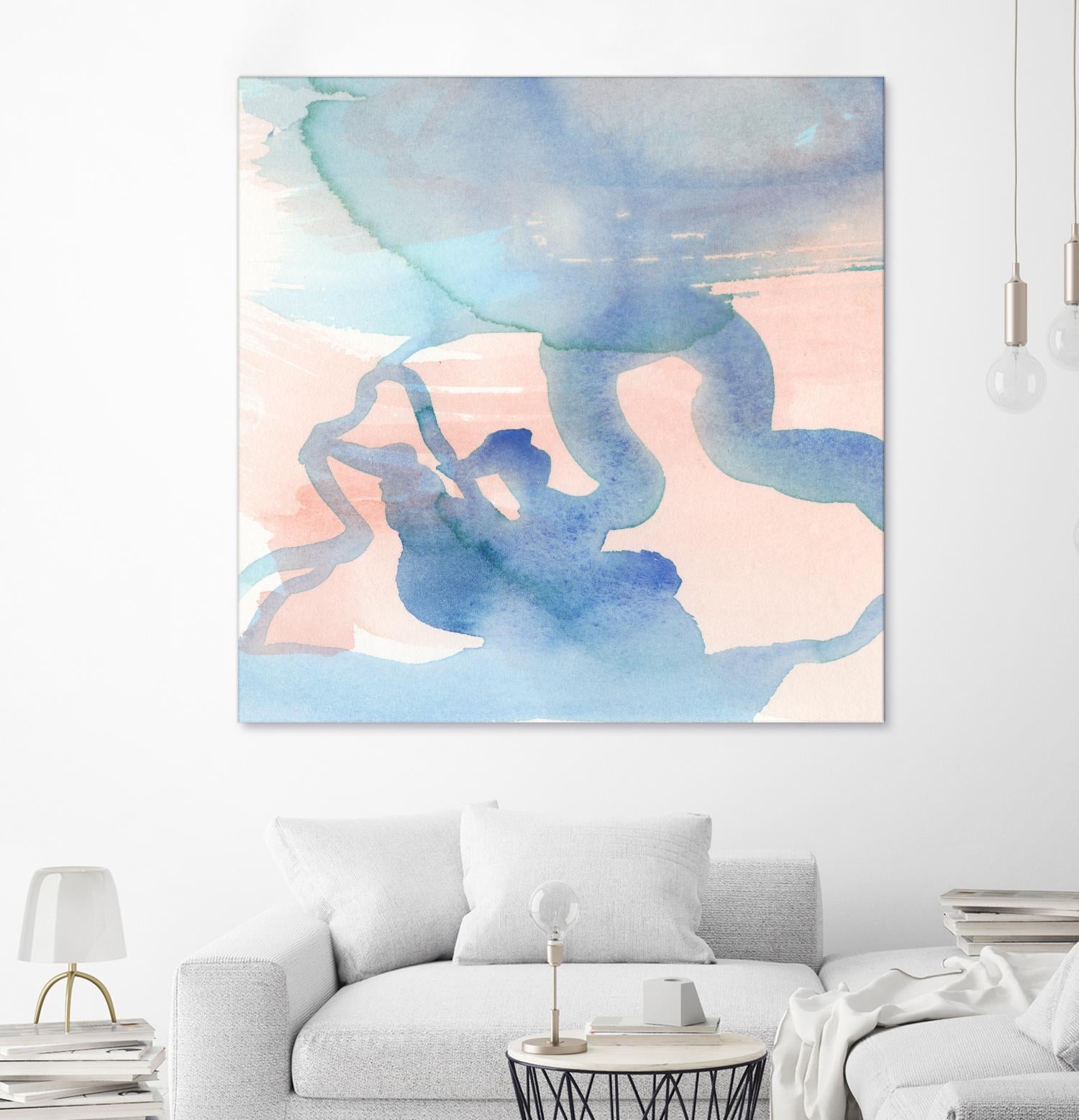 Suffusion III by Jamie Douglas on GIANT ART - blue abstract