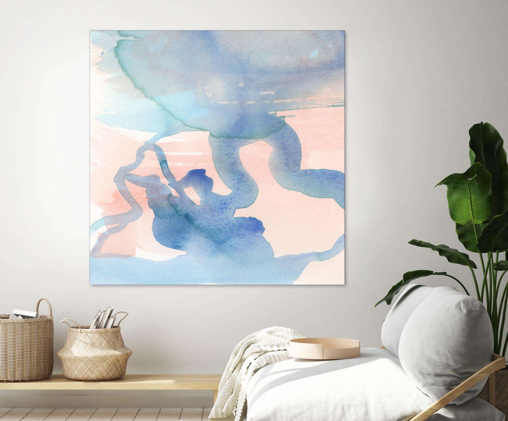 Suffusion III by Jamie Douglas on GIANT ART - blue abstract