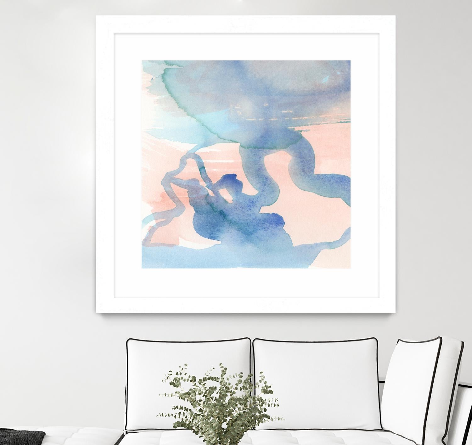 Suffusion III by Jamie Douglas on GIANT ART - blue abstract