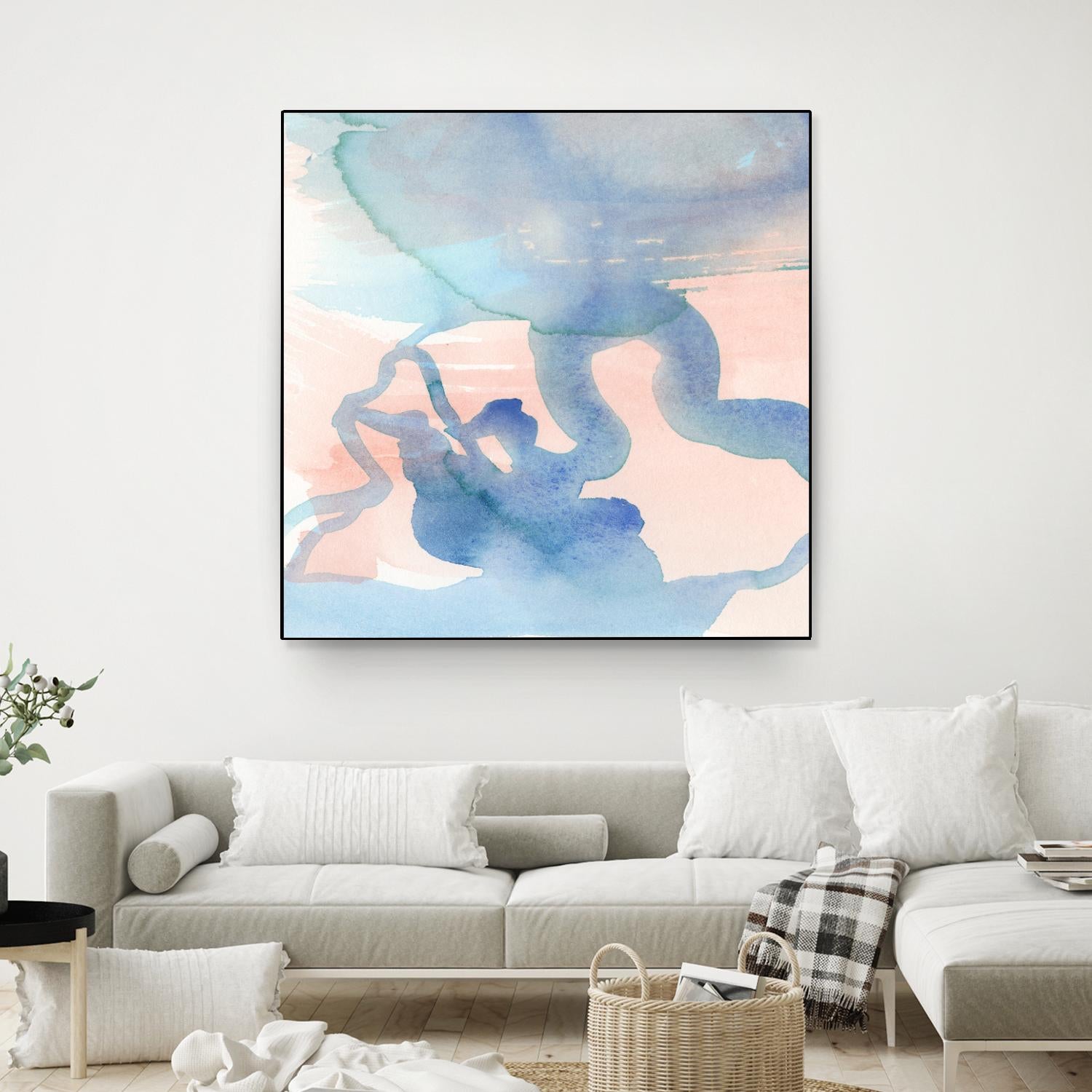 Suffusion III by Jamie Douglas on GIANT ART - blue abstract