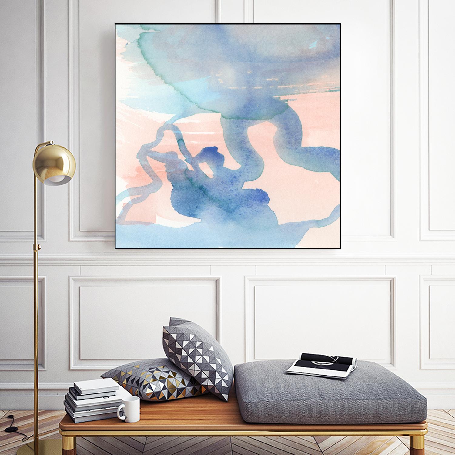 Suffusion III by Jamie Douglas on GIANT ART - blue abstract