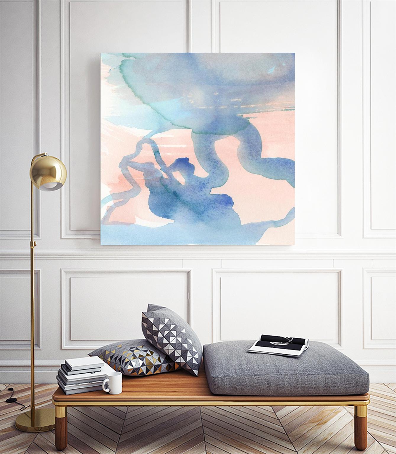 Suffusion III by Jamie Douglas on GIANT ART - blue abstract