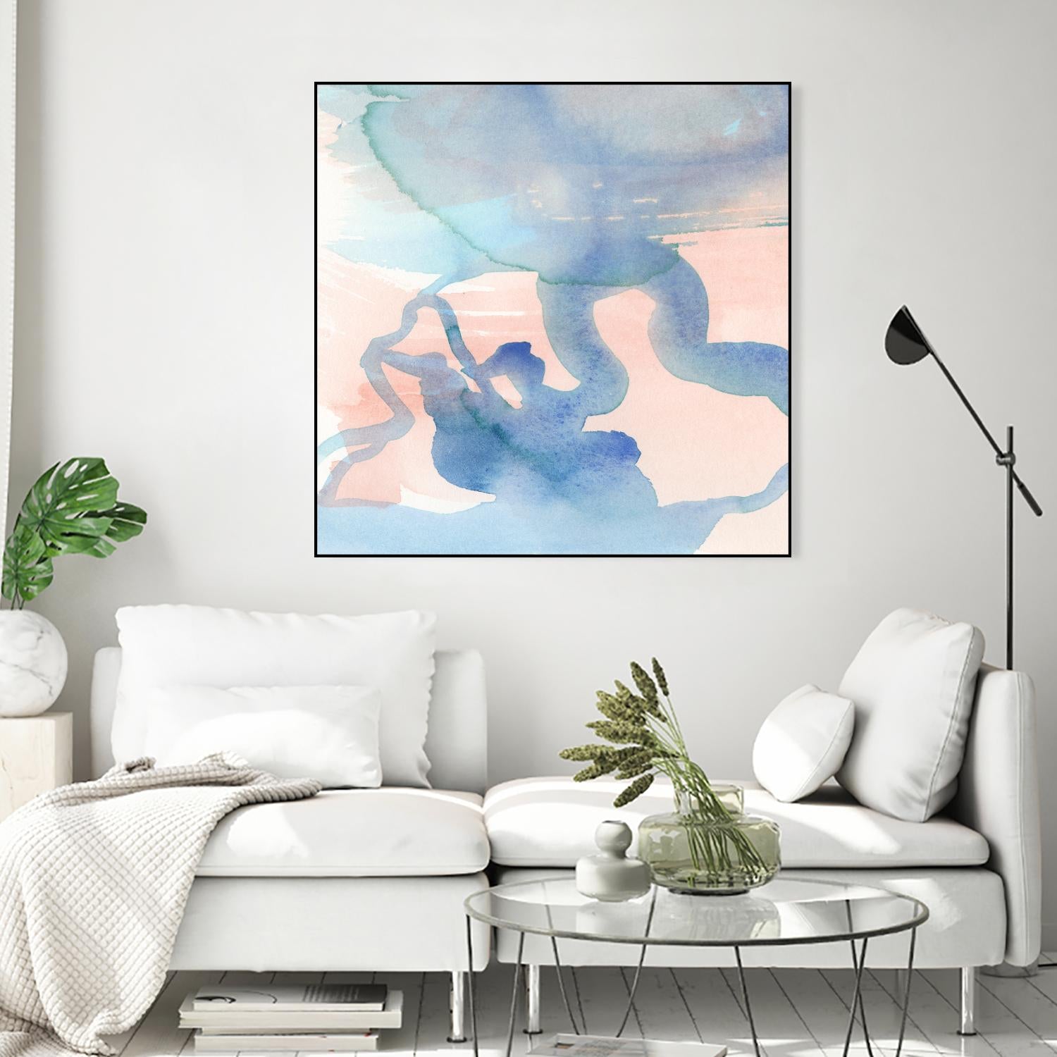 Suffusion III by Jamie Douglas on GIANT ART - blue abstract