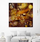 Chestnut Illumination II by Regina Moore on GIANT ART - brown abstract