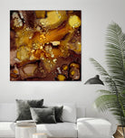 Chestnut Illumination II by Regina Moore on GIANT ART - brown abstract