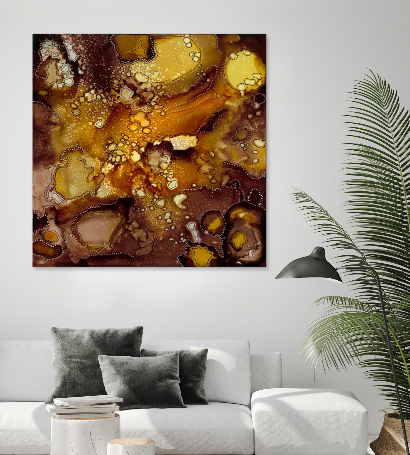 Chestnut Illumination II by Regina Moore on GIANT ART - brown abstract