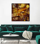 Chestnut Illumination II by Regina Moore on GIANT ART - brown abstract