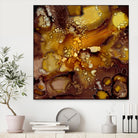 Chestnut Illumination II by Regina Moore on GIANT ART - brown abstract