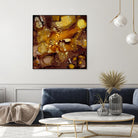 Chestnut Illumination II by Regina Moore on GIANT ART - brown abstract
