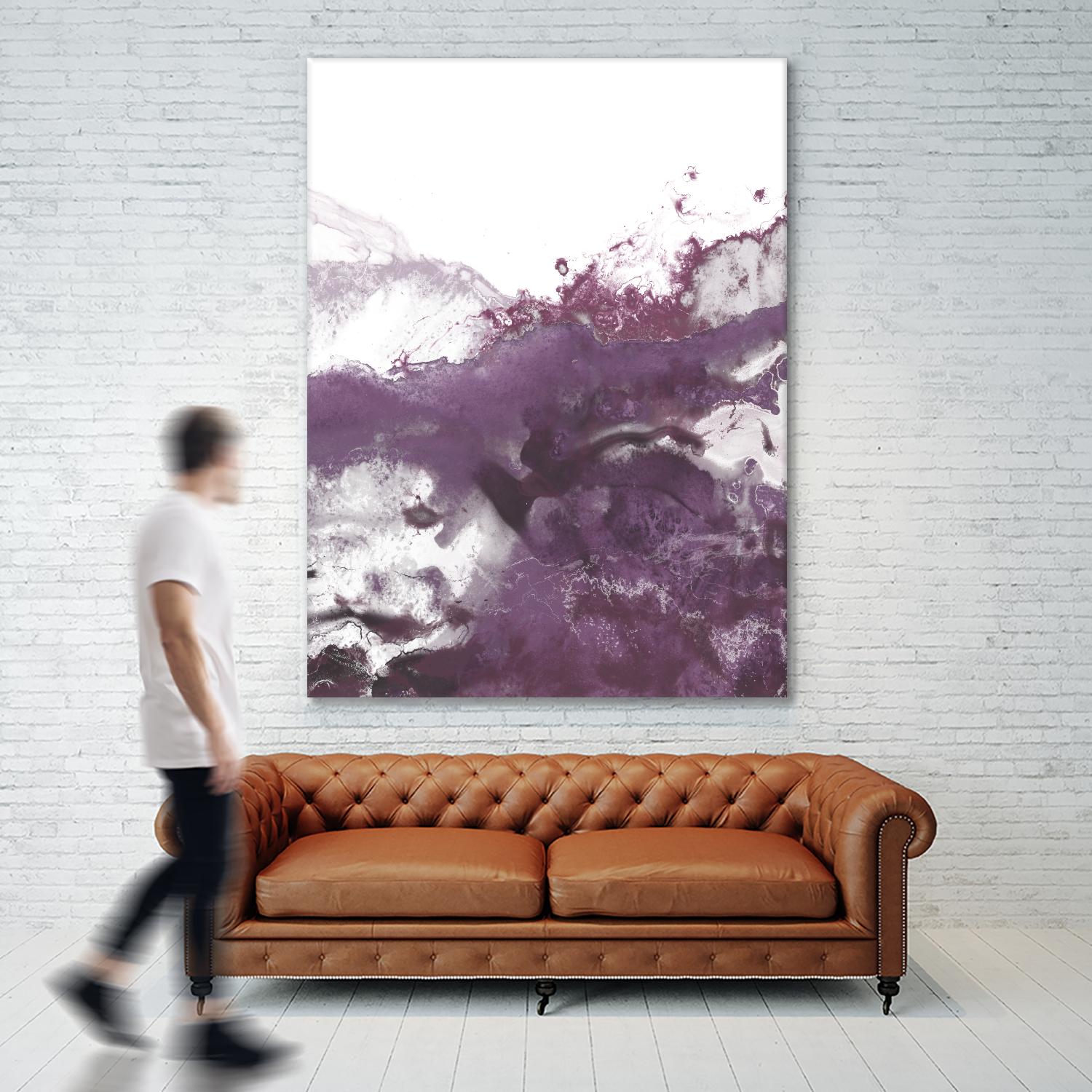 Orchid Wave IV by June Erica Vess on GIANT ART - pink abstract