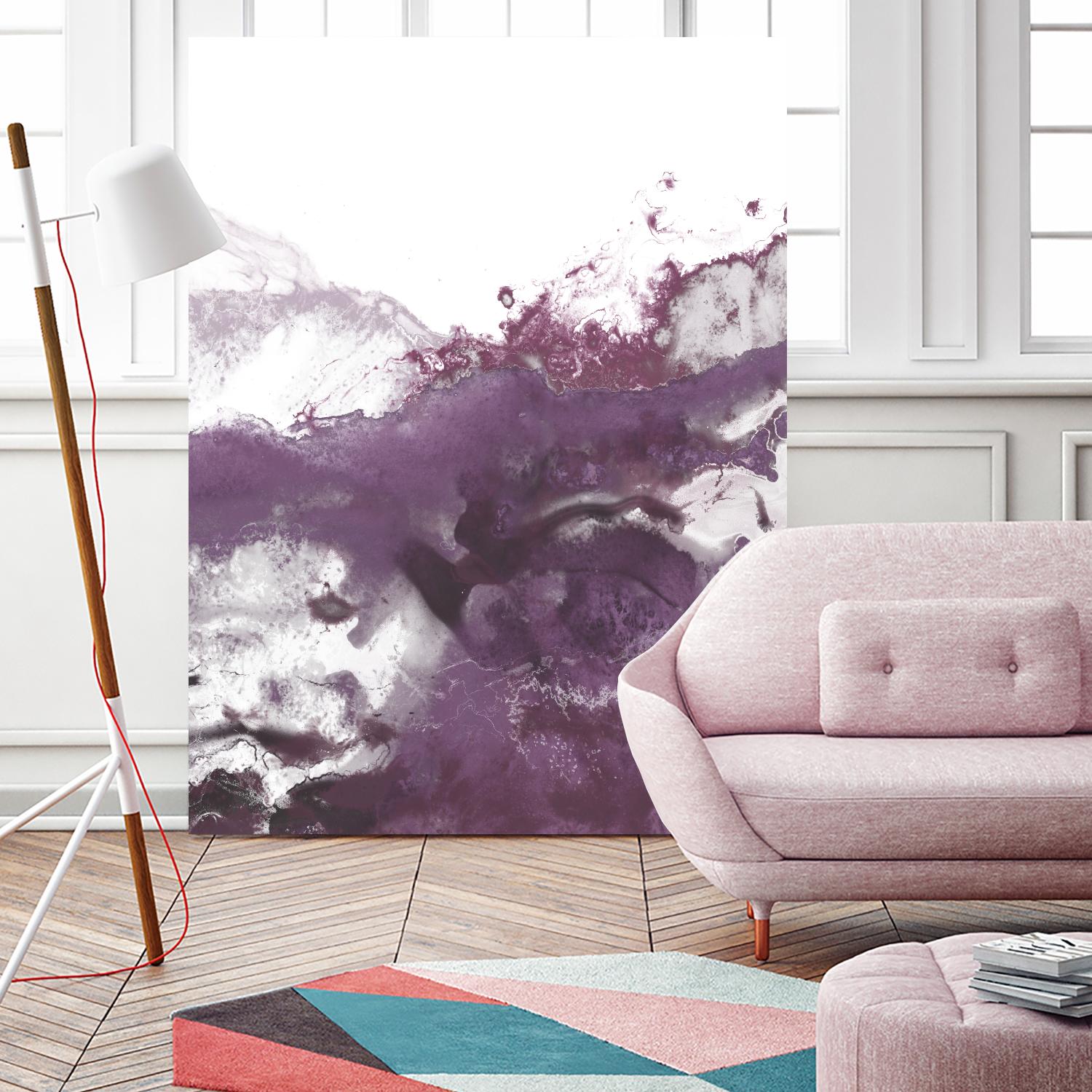 Orchid Wave IV by June Erica Vess on GIANT ART - pink abstract